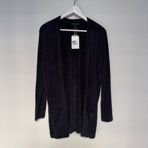 NWT Barefoot Dreams CozyChic Sunrise Cardigan Black size S